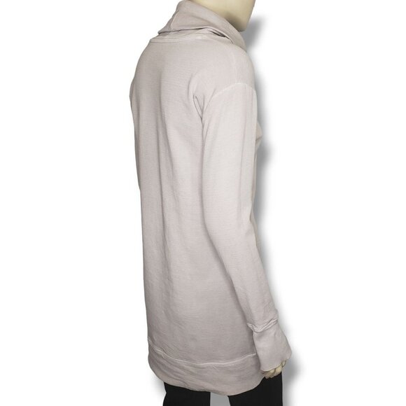 Athleta Eco Wash Turtleneck Sweatshirt Dress Womens XS Pullover Tunic - Picture 4 of 10